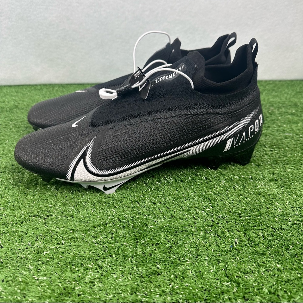 Nike Vapor 360 Pro Football Cleats Black White CZ5574-001